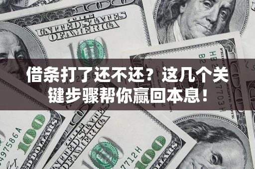北京借条打了还不还？这几个关键步骤帮你赢回本息！