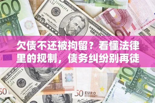 北京欠债不还被拘留？看懂法律里的规制，债务纠纷别再徒劳奔波