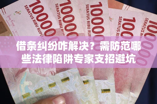 北京借条纠纷咋解决？需防范哪些法律陷阱专家支招避坑