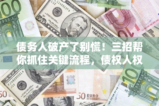 北京债务人破产了别慌！三招帮你抓住关键流程，债权人权益不再缩水