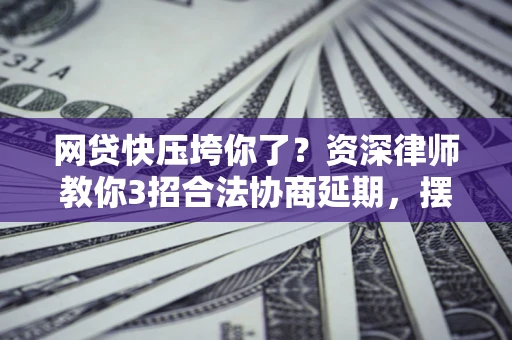 北京网贷快压垮你了？资深律师教你3招合法协商延期，摆脱暴力催收！