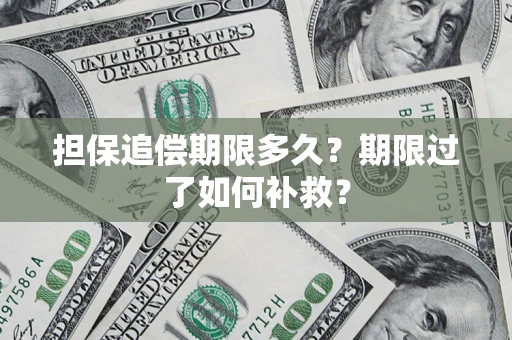 北京担保追偿期限多久？期限过了如何补救？