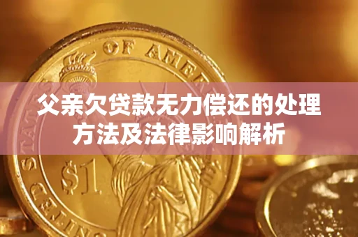 北京父亲欠贷款无力偿还的处理方法及法律影响解析