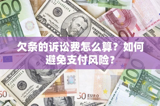 北京欠条的诉讼费怎么算？如何避免支付风险？